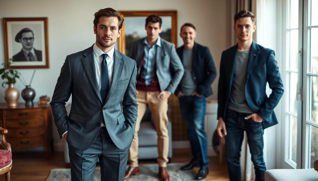 abbinamenti di colori per outfit maschili