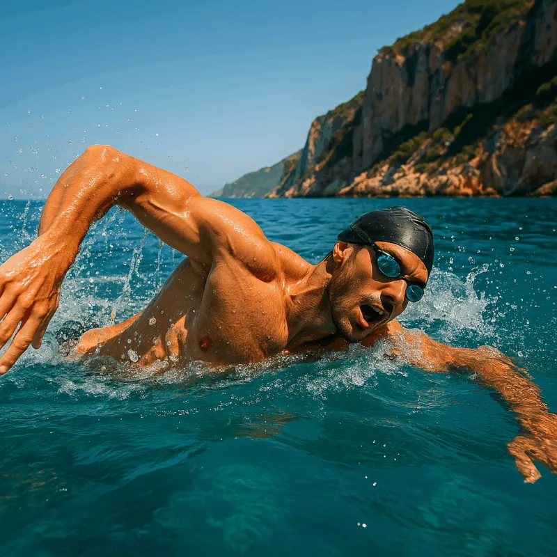 Non si può parlare di fitness marino senza menzionare il nuoto. Anche per chi non è un nuotatore esperto, dedicare 20-30 minuti a bracciate libere o a rana rappresenta un allenamento cardiovascolare completo. Il crawl è lo stile più efficace per il dispendio calorico, mentre la rana è più adatta ai principianti e meno stressante per le spalle.