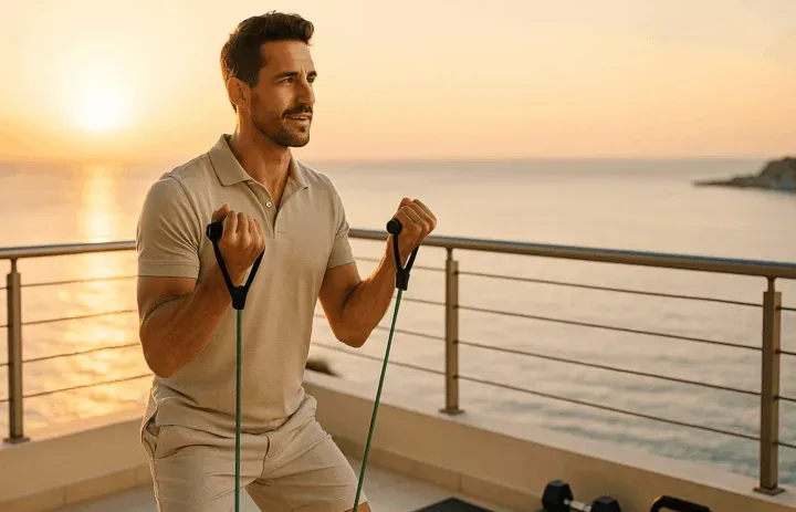 Fitness in Vacanza: Gli Attrezzi Indispensabili che Ogni Papà Dovrebbe Portare (Senza Riempire l'Auto)
