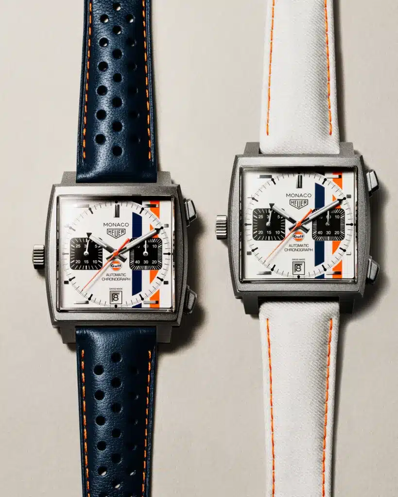 Il nuovo TAG Heuer Monaco Gulf 2025 Edizione Limitata in Titanio è un orologio che celebra l'iconica storia del Monaco, legata al mondo delle corse e alla leggenda di Steve McQueen.
