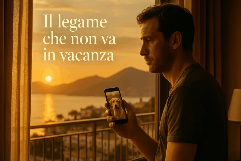 Vacanze senza Fido: la guida dell’uomo moderno per superare il distacco. Vacanze senza Fido: la guida dell’uomo moderno per superare il distacco.