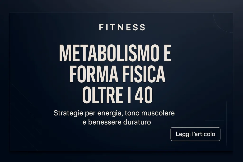 Una fase che appresenta sempre un momento delicato, soprattutto per chi ha superato i 40 anni e si trova a dover fare i conti con un metabolismo che ha iniziato a rallentare e con qualche chilo di troppo accumulato durante le ferie. Agosto volgerà presto al termine al termine e settembre si avvicina: è il momento perfetto per riprendere in mano la propria forma fisica con consapevolezza e strategia.