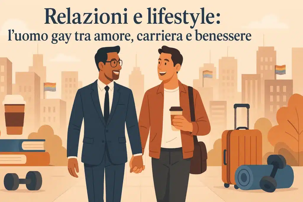 Relazioni e lifestyle: l’uomo gay tra amore, carriera e benessere