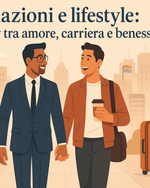 Relazioni e lifestyle: l’uomo gay tra amore, carriera e benessere