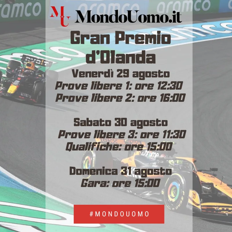 Formula 1 con il GP Heineken d'Olanda 2025