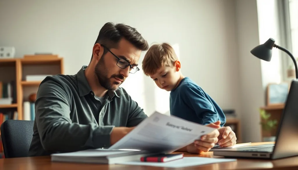 scuola papà