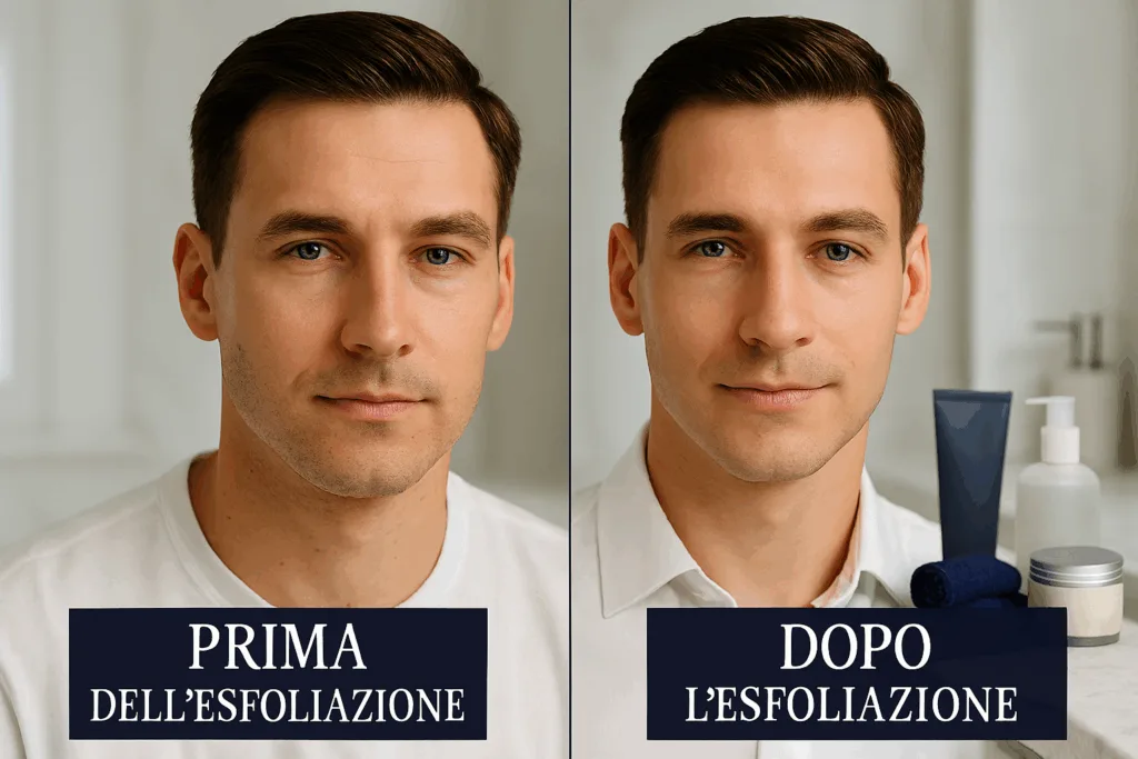 L'esfoliazione non è solo una tendenza beauty - è uno strumento fondamentale che ogni uomo dovrebbe padroneggiare.