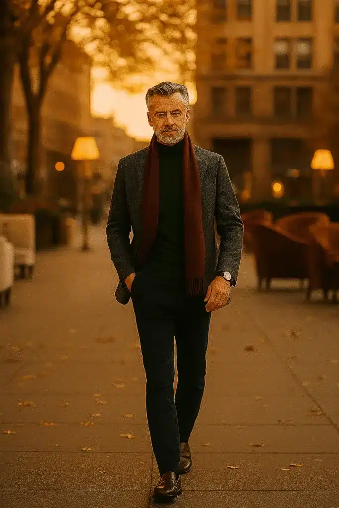 uomo di classe di 50 anni