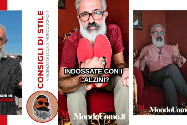 L’Uomo senza calze: quando è elegante e quando no – Il consiglio di Vincenzo Di Luca