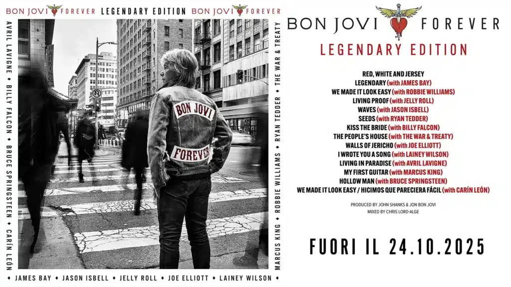 Bon Jovi torna con Red, White and Jersey un inno energico per i fan di sempre (Video)