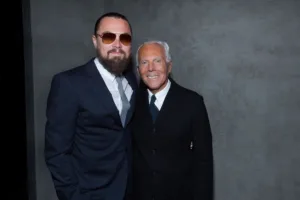 giorgio armani e leonardo di caprio