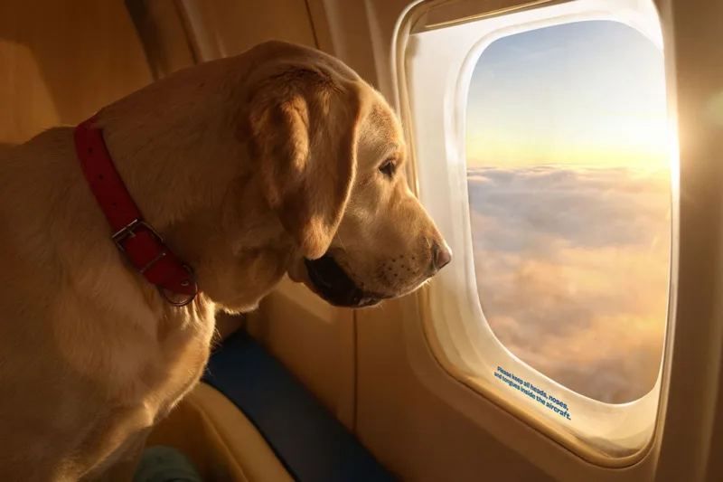 viaggiare con il proprio cane in aereo si pu242 davvero