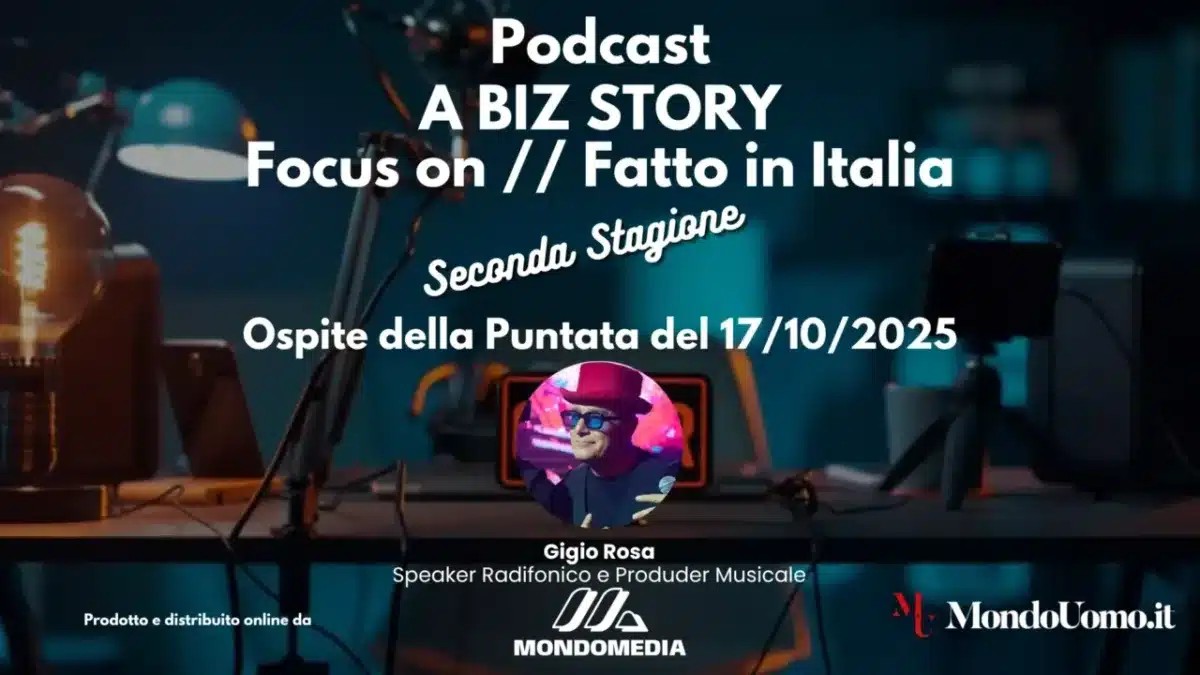 Gigio Rosa ospite di A Biz Story – Focus On Fatto in Italia racconta la musica italiana tra integrità, immagine e autenticità