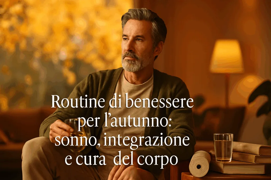L’autunno segna un momento di transizione per corpo e mente; le giornate si accorciano, le temperature calano ed il ritmo quotidiano cambia. Per l’uomo contemporaneo attento al benessere e allo stile, impostare una routine autunnale efficace diventa essenziale.