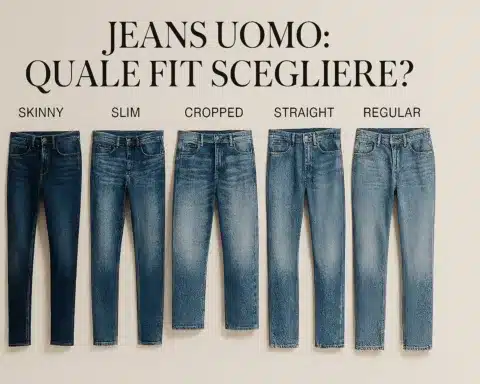 Jeans Uomo Skinny Slim Cropped Straight Regular