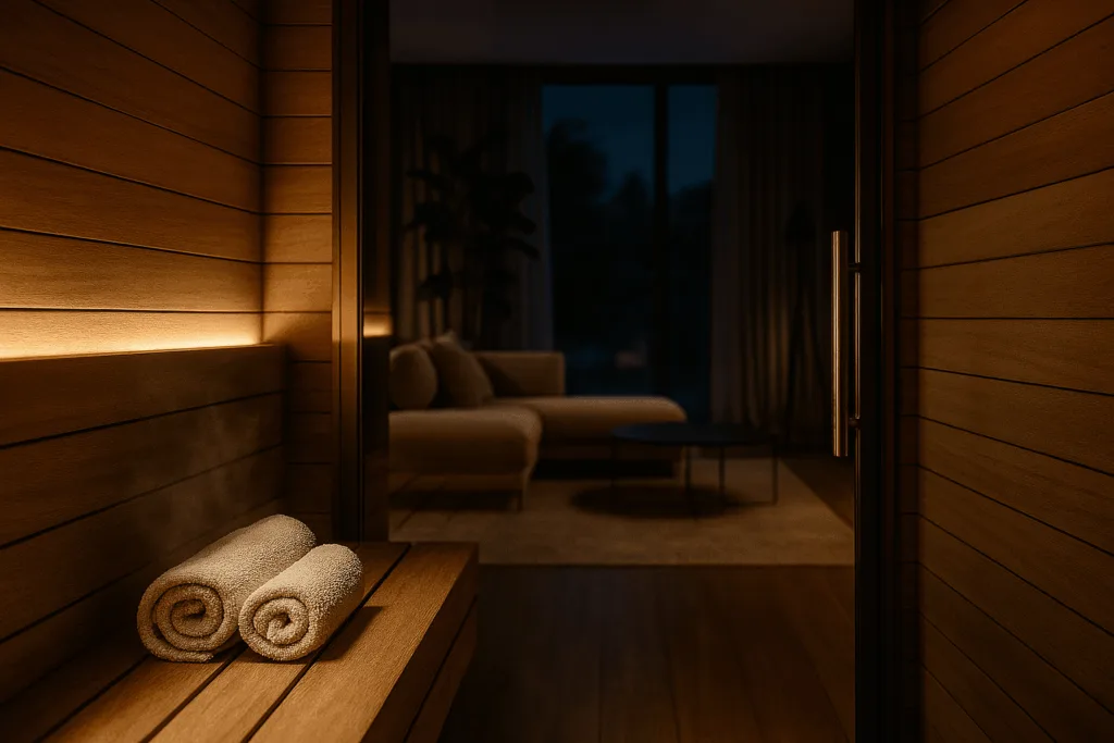 Sauna in casa, ovvero, quando il Benessere Diventa Architettura