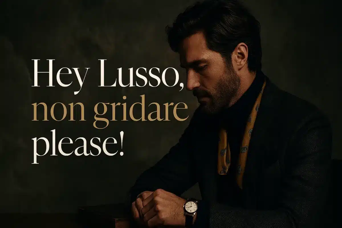 Lusso Smette di Gridare