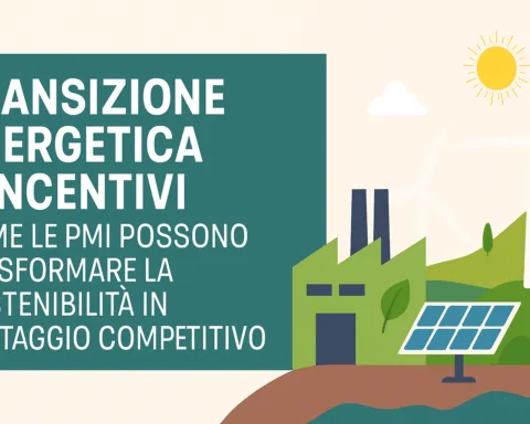 Transizione Energetica ed Incentivi: Come le PMI Possono Trasformare la Sostenibilità in Vantaggio Competitivo.
