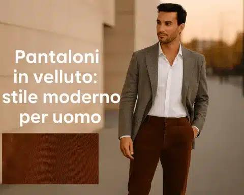 Pantaloni in velluto per uomo: come indossarli