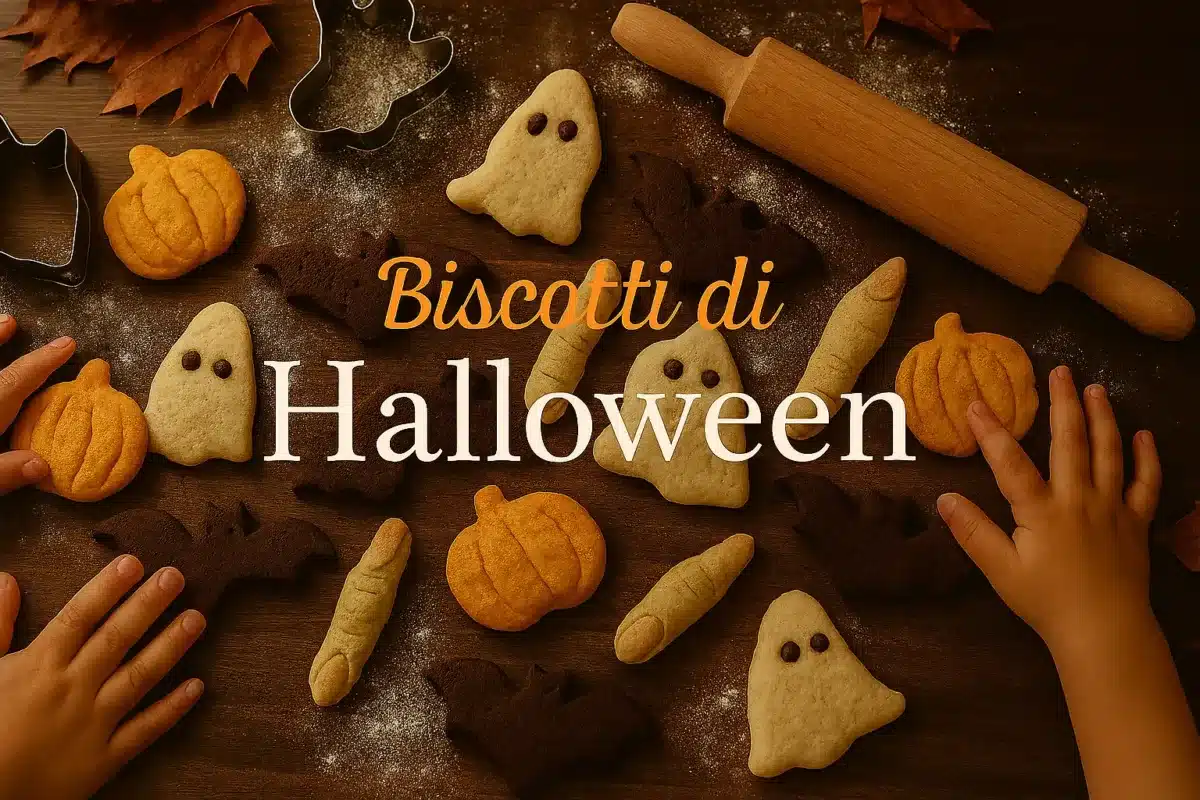 fare i biscotti di Halloween con i vostri figli è una di quelle cose che ricorderanno per sempre
