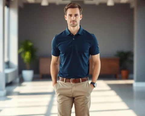 Indossare la polo uomo in stile business casual