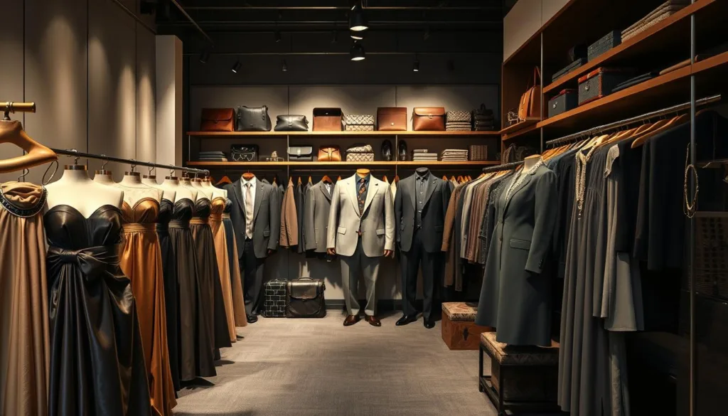 collezione abiti e accessori sartoriali