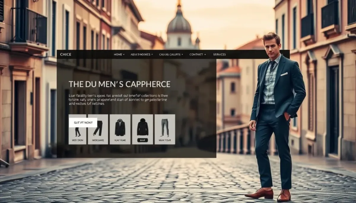 ecommerce moda uomo Italia