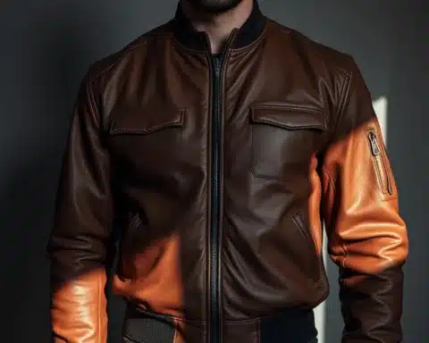 giacca in pelle uomo