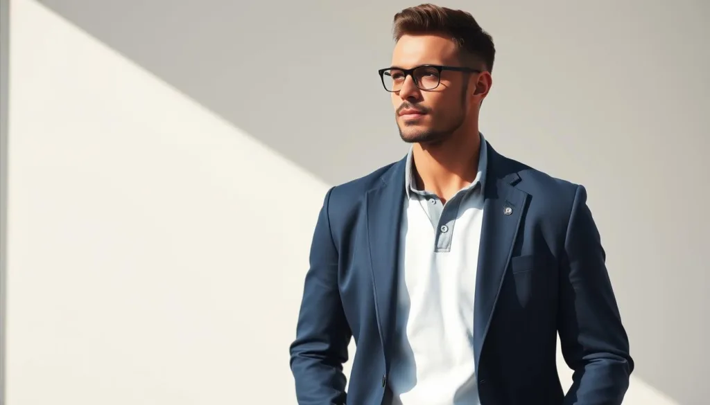 layering creativo t-shirt blazer polo layering creativo t-shirt blazer polo