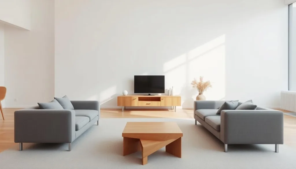 organizzazione spazi minimal