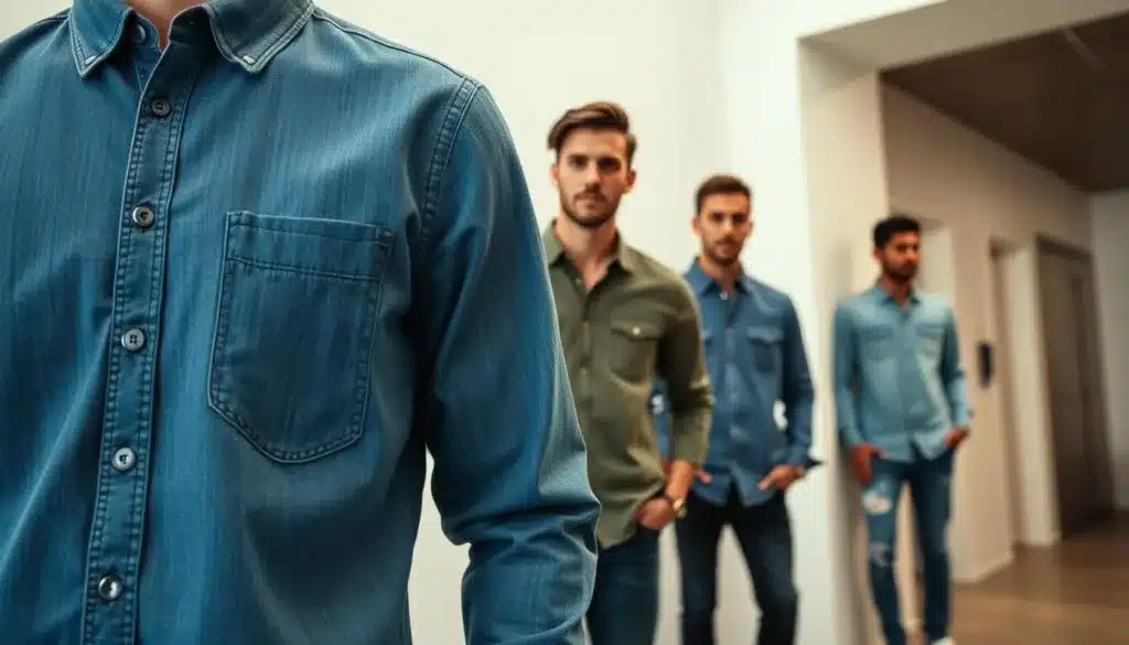 tendenze camicia denim