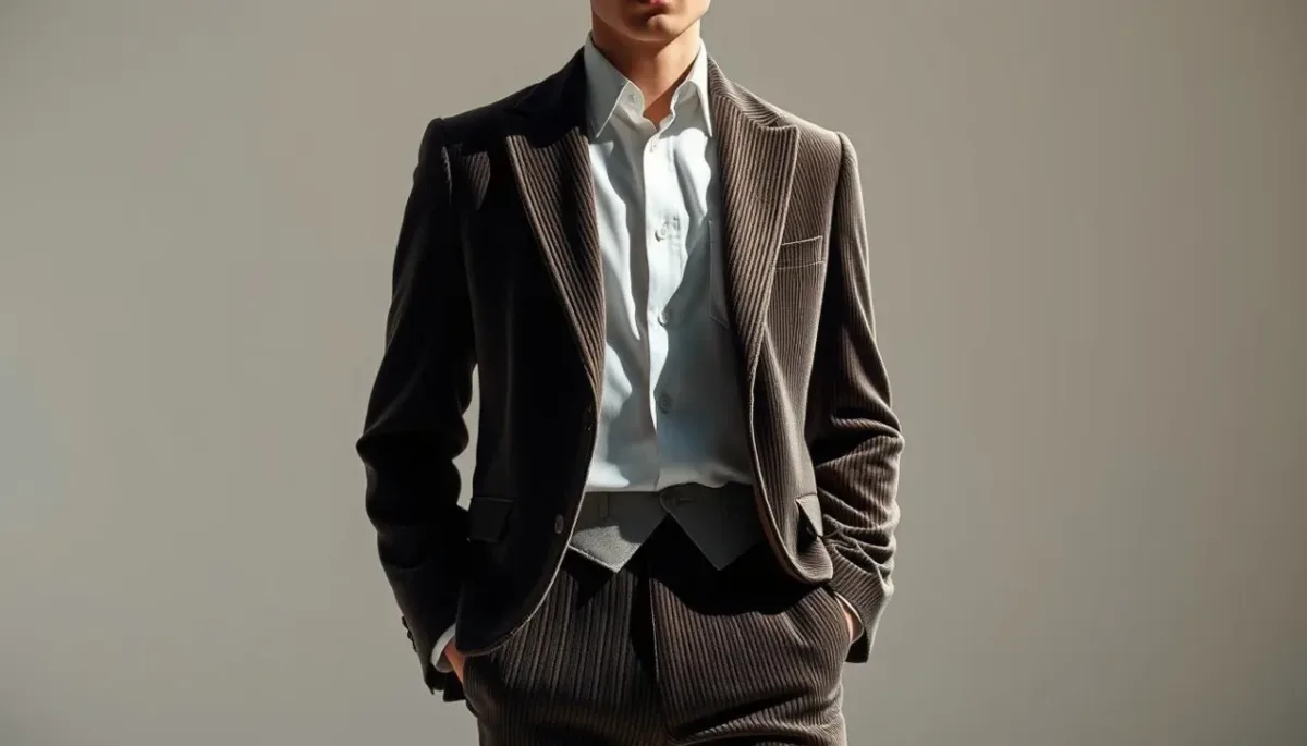 velluto a coste uomo