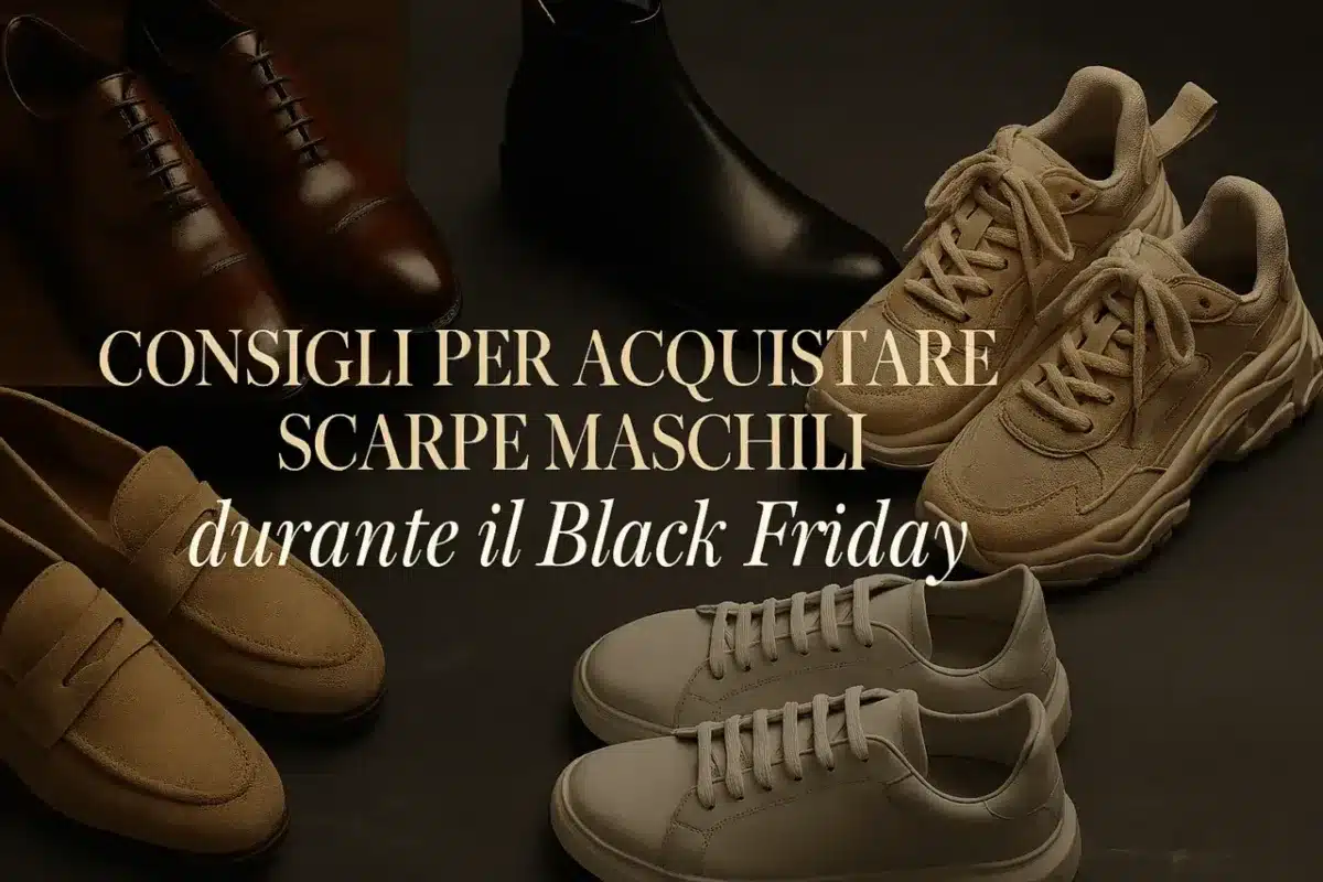 Scarpe da uomo, scopri quali sono i modelli da acquistare durante il Black Friday 2025