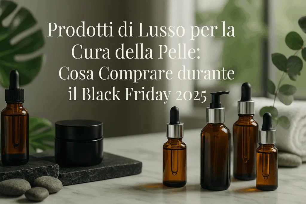 Cura della pelle di un uomo, scopri i prodotti di lusso da tenere d'occhio nel Black Friday 2025
