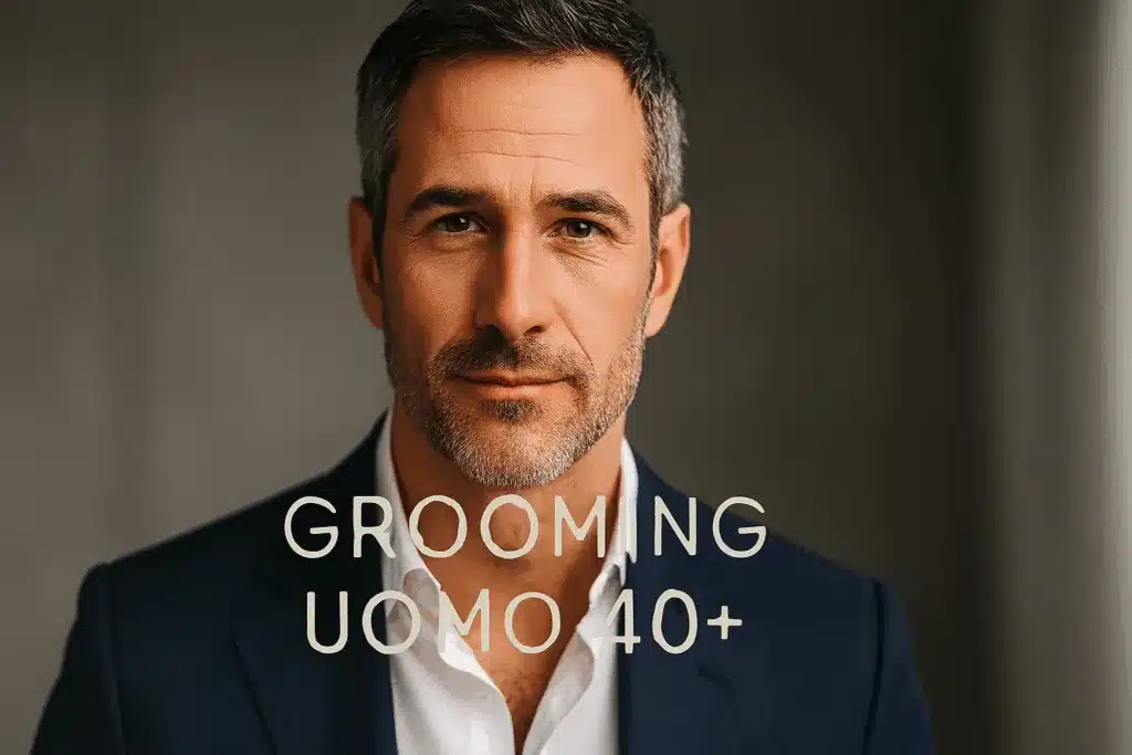 A 40 anni l’uomo entra in una fase dove stile e cura personale acquistano nuovo valore