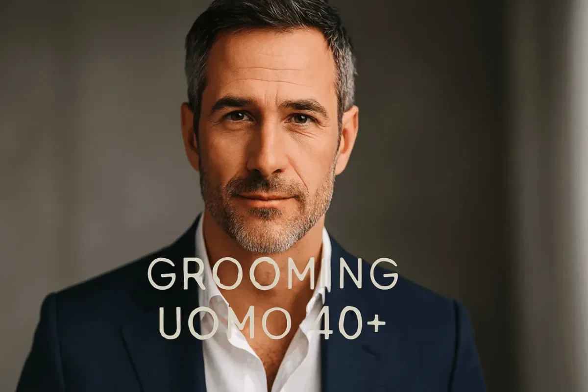 A 40 anni l’uomo entra in una fase dove stile e cura personale acquistano nuovo valore