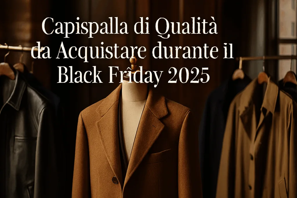 Con il Black Friday 2025 puoi approfittare degli sconti per acquistare un capospalla di qualità