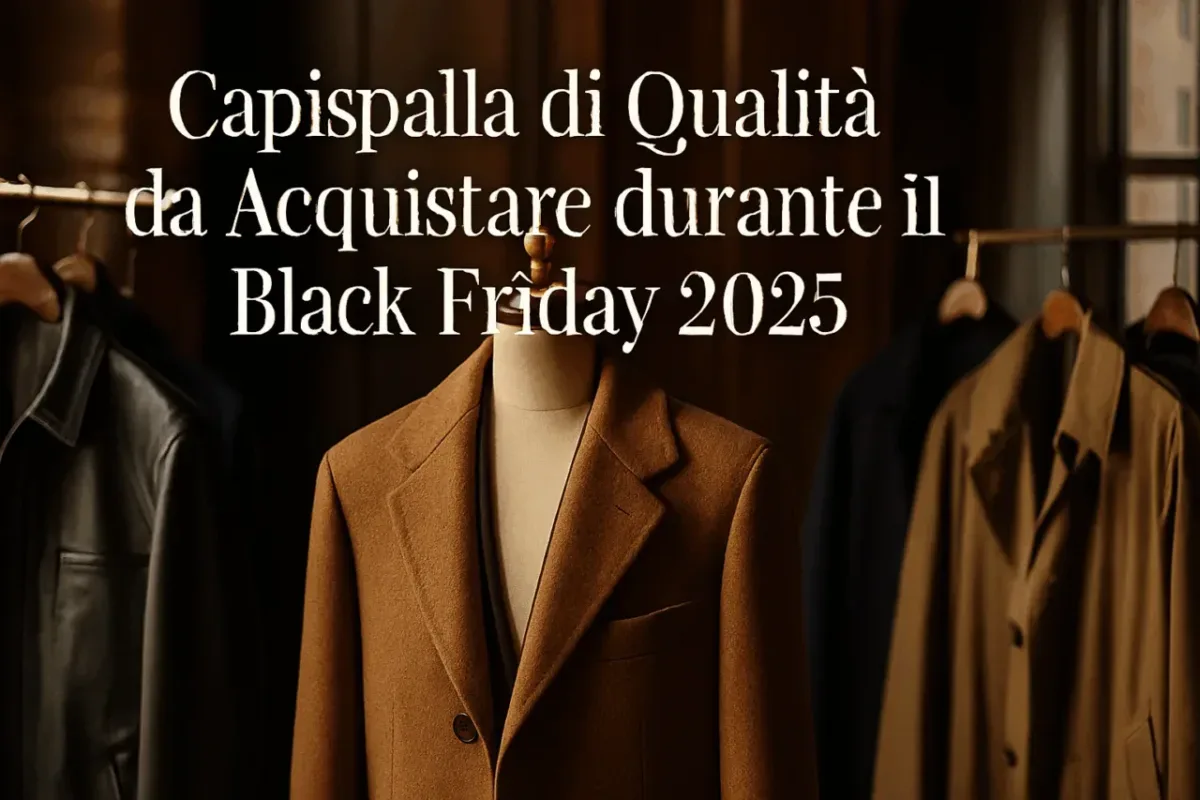 Con il Black Friday 2025 puoi approfittare degli sconti per acquistare un capospalla di qualità
