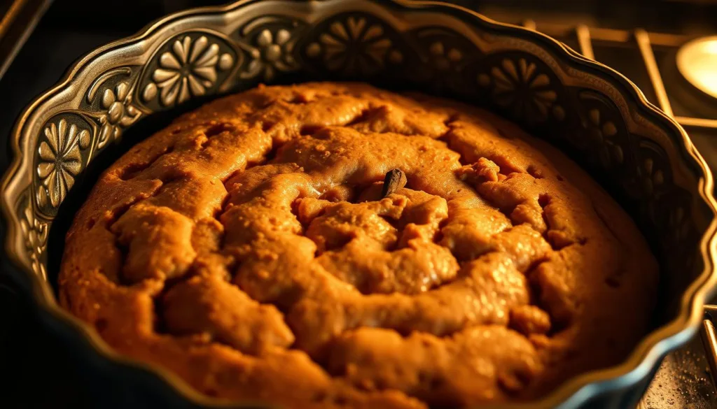 Cottura panforte stampo