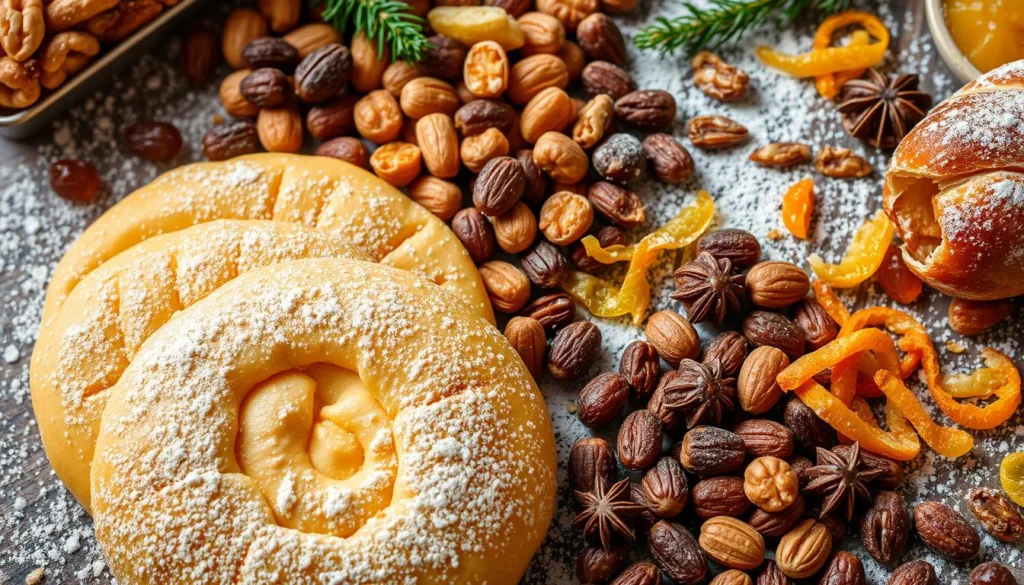 Ingredienti per preparare gubana tradizionale Ingredienti per preparare gubana tradizionale