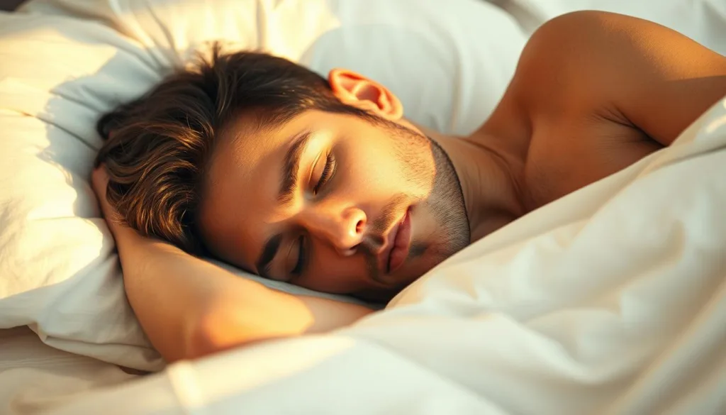 benefici sonno profondo uomo