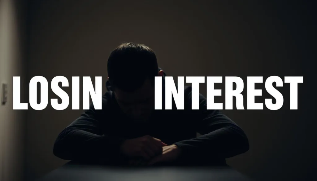 come reagisce un uomo quando perde interesse