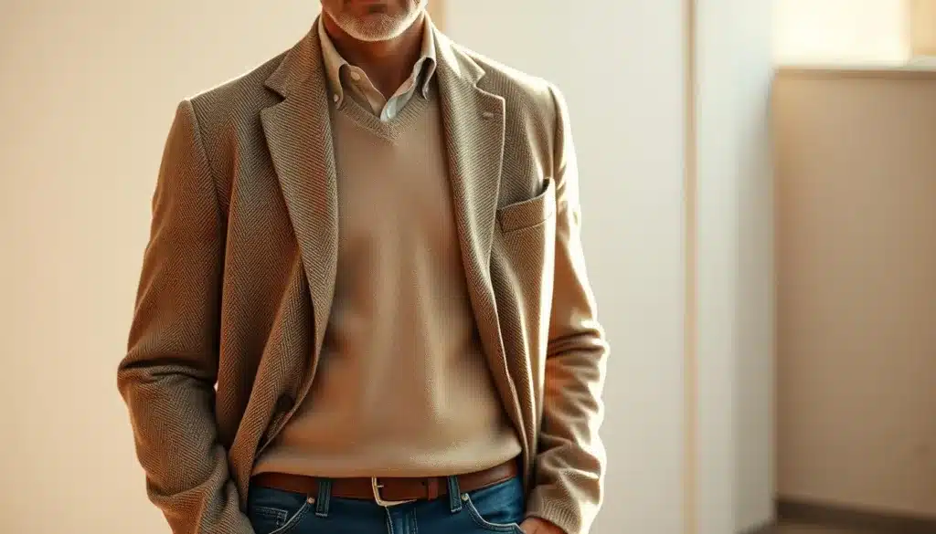 layering toni su toni uomo