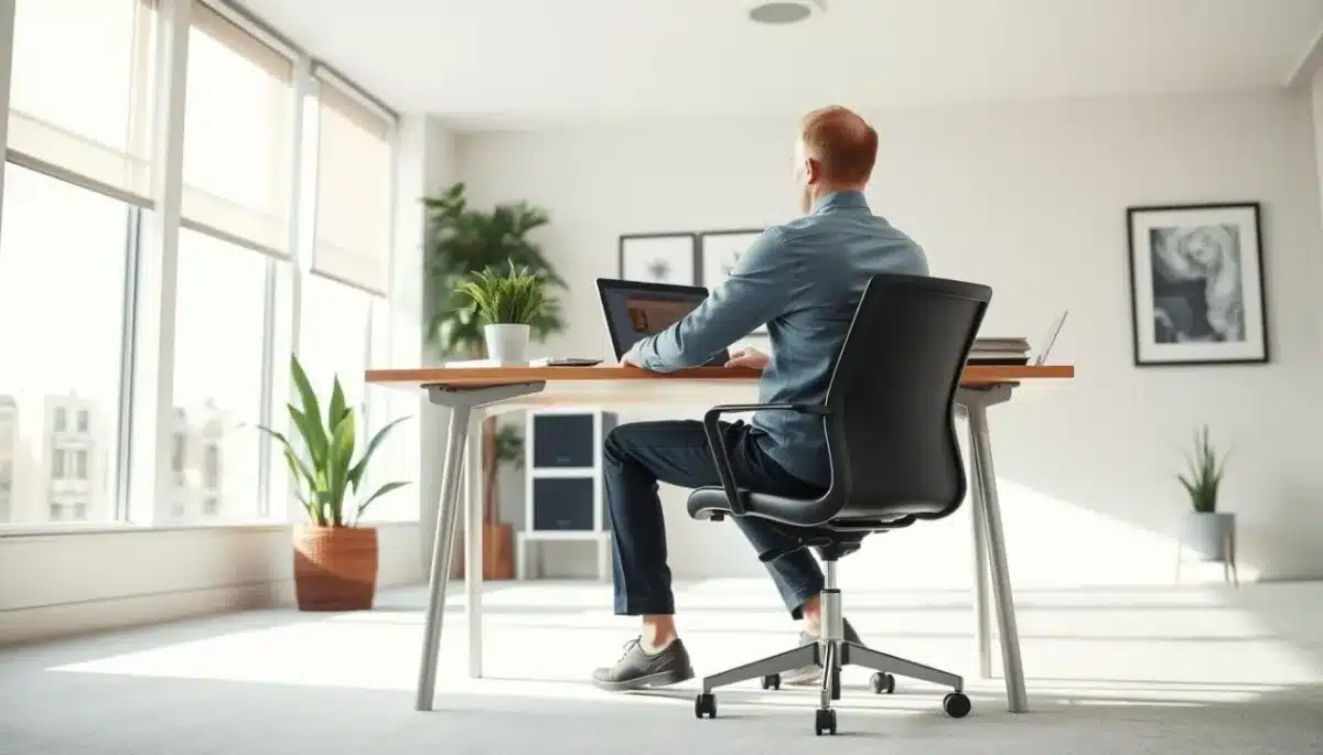posture lavoro ufficio uomo
