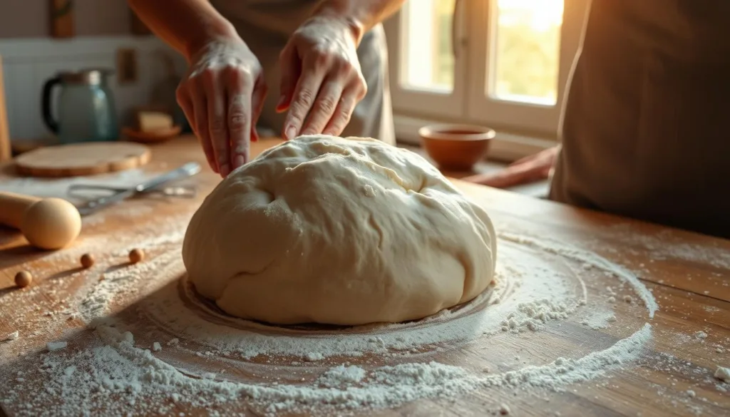 preparazione impasto pitta