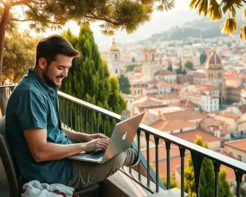remote working digital nomad Italia