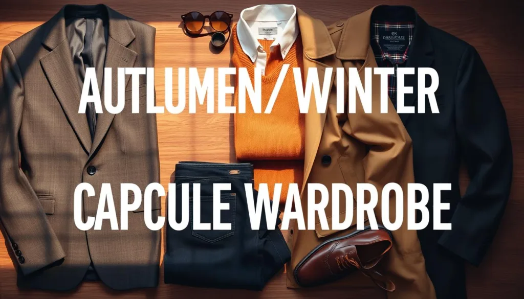 wardrobe capsule uomo