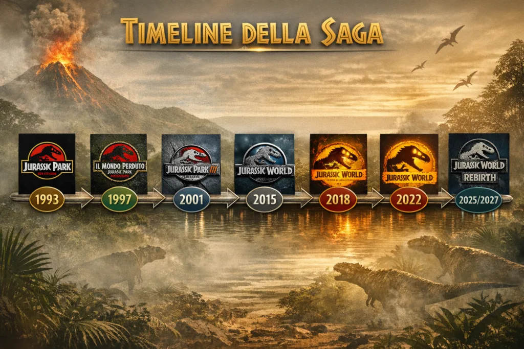 Jurassic Park, tutto quello che devi sapere su una delle saghe che hanno fatto la storia del cinema