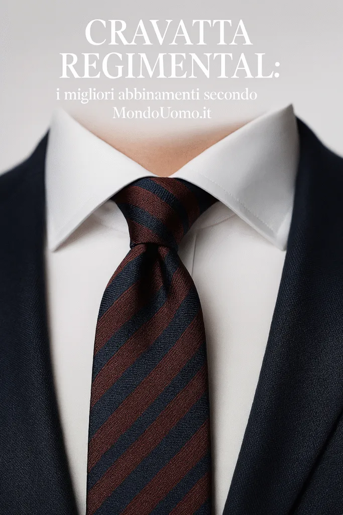 Cravatta Regimental: i migliori abbinamenti di camicia e giacca secondo MondoUomo.it