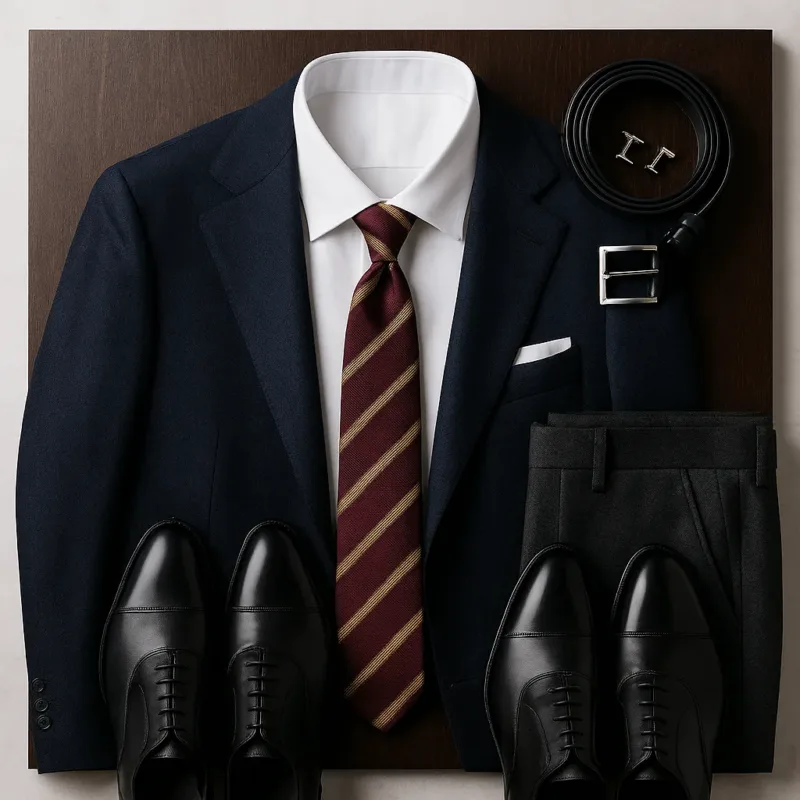 Principi base per abbinare camicia e giacca ad una cravatta regimental